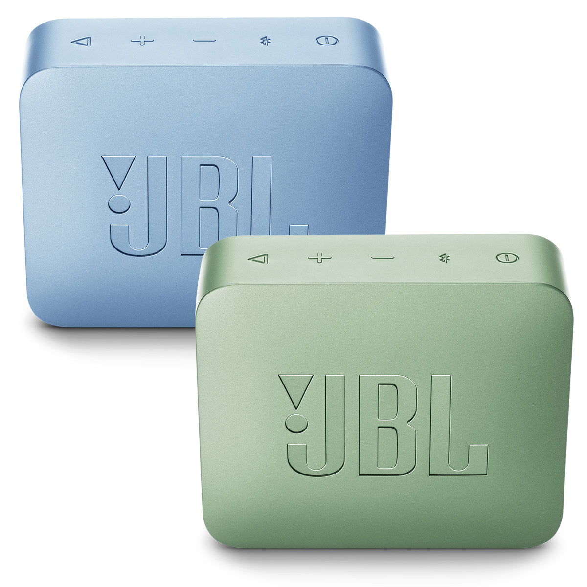 2-Pack JBL Go 2 Bluetooth Portable Speakers - Ice Cube Cyan & Mint