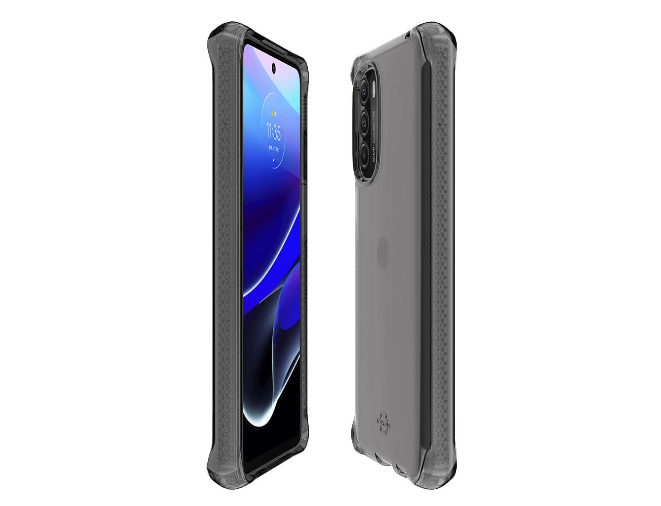 ITSKINS Spectrum Clear Case For Moto G Stylus 5G (2022) - Smoke