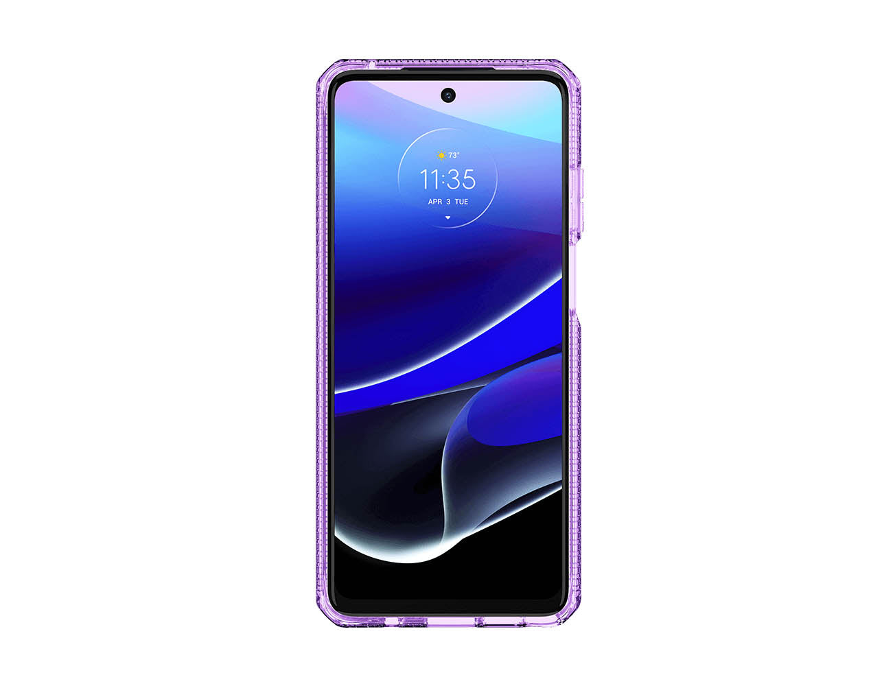 ITSKINS Spectrum Clear Case For Moto G Stylus 5G (2022) - Light Purple