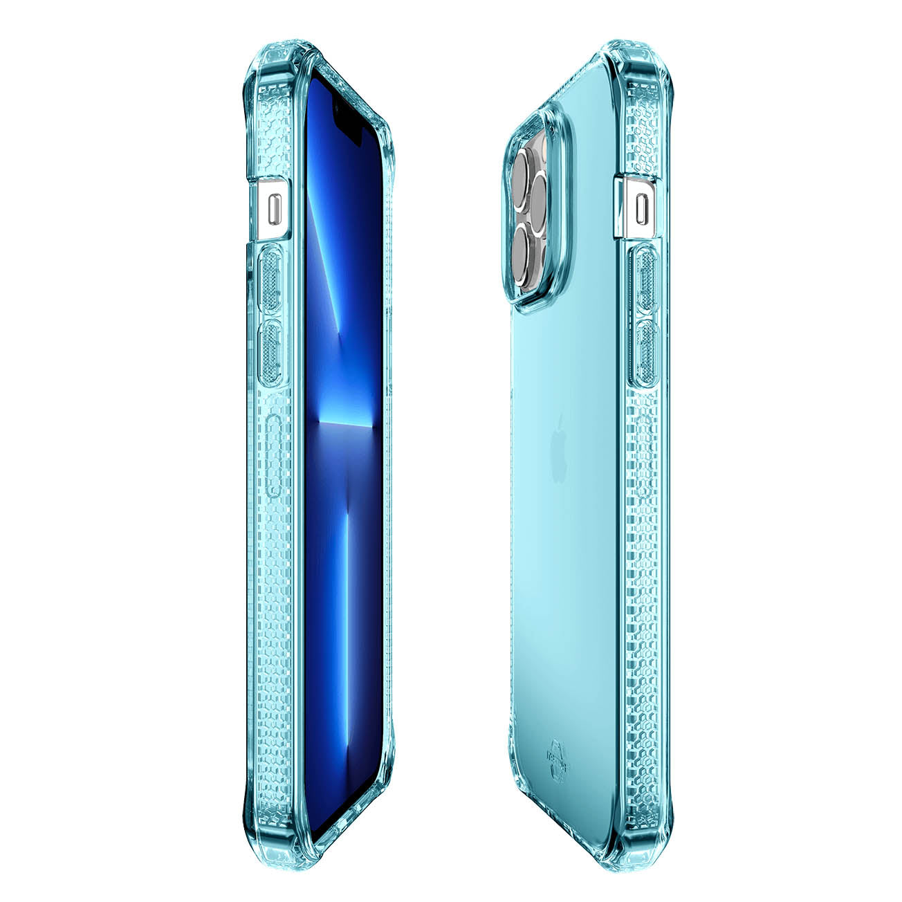 ITSKINS Spectrum Clear Case For iPhone 13 Pro Max / 12 Pro Max - Light Blue