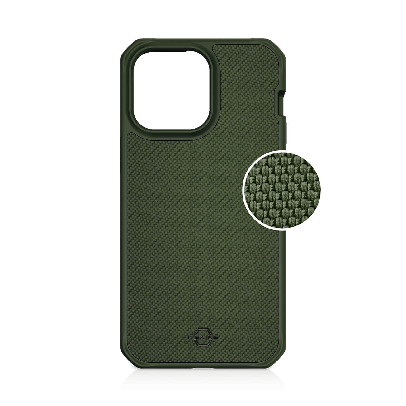 ITSKINS Hybrid Ballistic Case For iPhone 14 Pro Max ( 6.7") - Olive Green