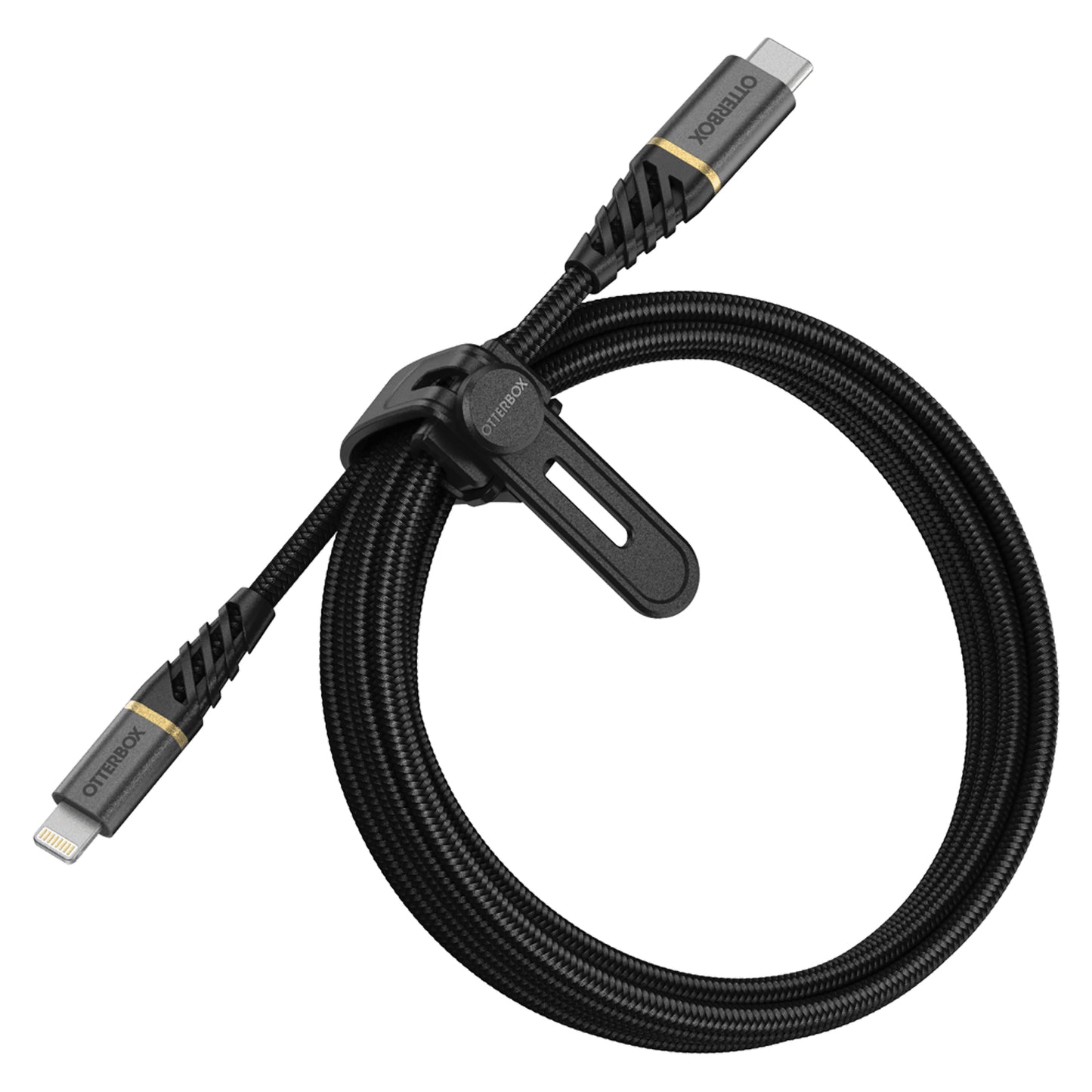 Otterbox SP6 Fast Charge Premium Lightning To USB-C 2M Cable - Black