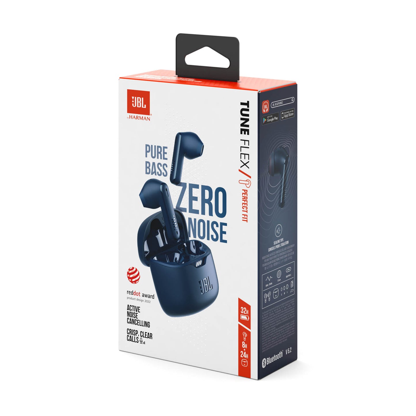 JBL Tune Flex True Wireless Noise Cancelling Earbuds - Blue