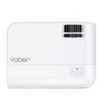 Yaber U2 720P Entertainment LCD Projector with Projector Screen - White