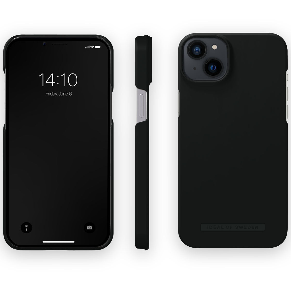 Ideal Of Sweden Seamless Case Magsafe for iPhone 14 Plus - Coal Black