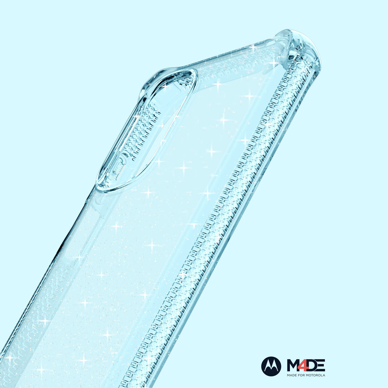 ITSKINS Origin_R Spark Case For Moto G Stylus 5G (2022) 5G - Antimicrobial - Light Blue