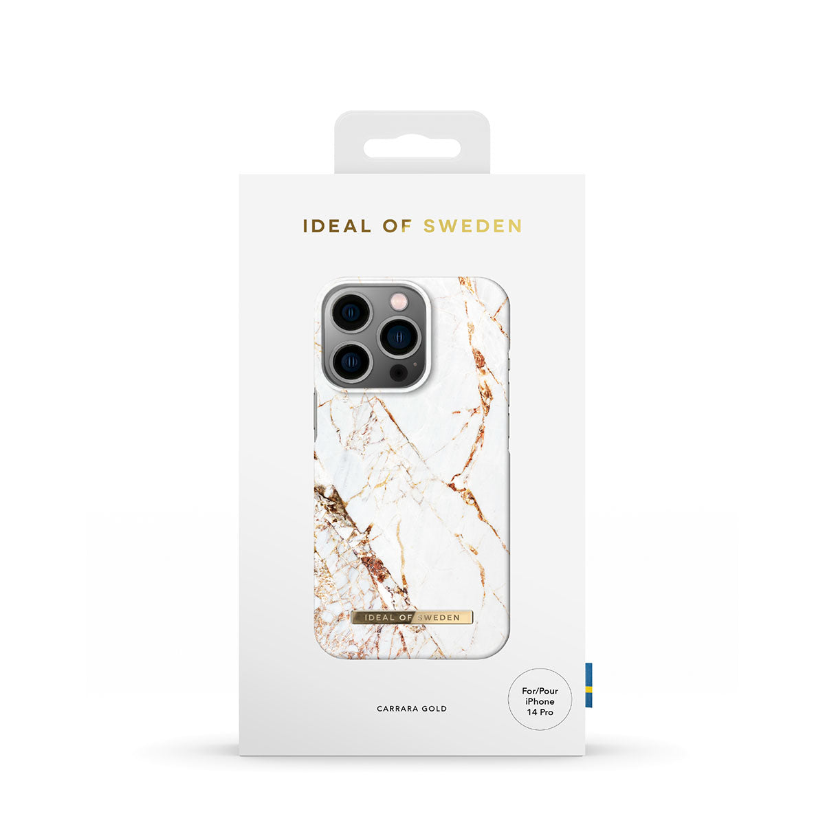 Ideal Of Sweden Fashion Case for iPhone 14 Plus - Carrara Gold