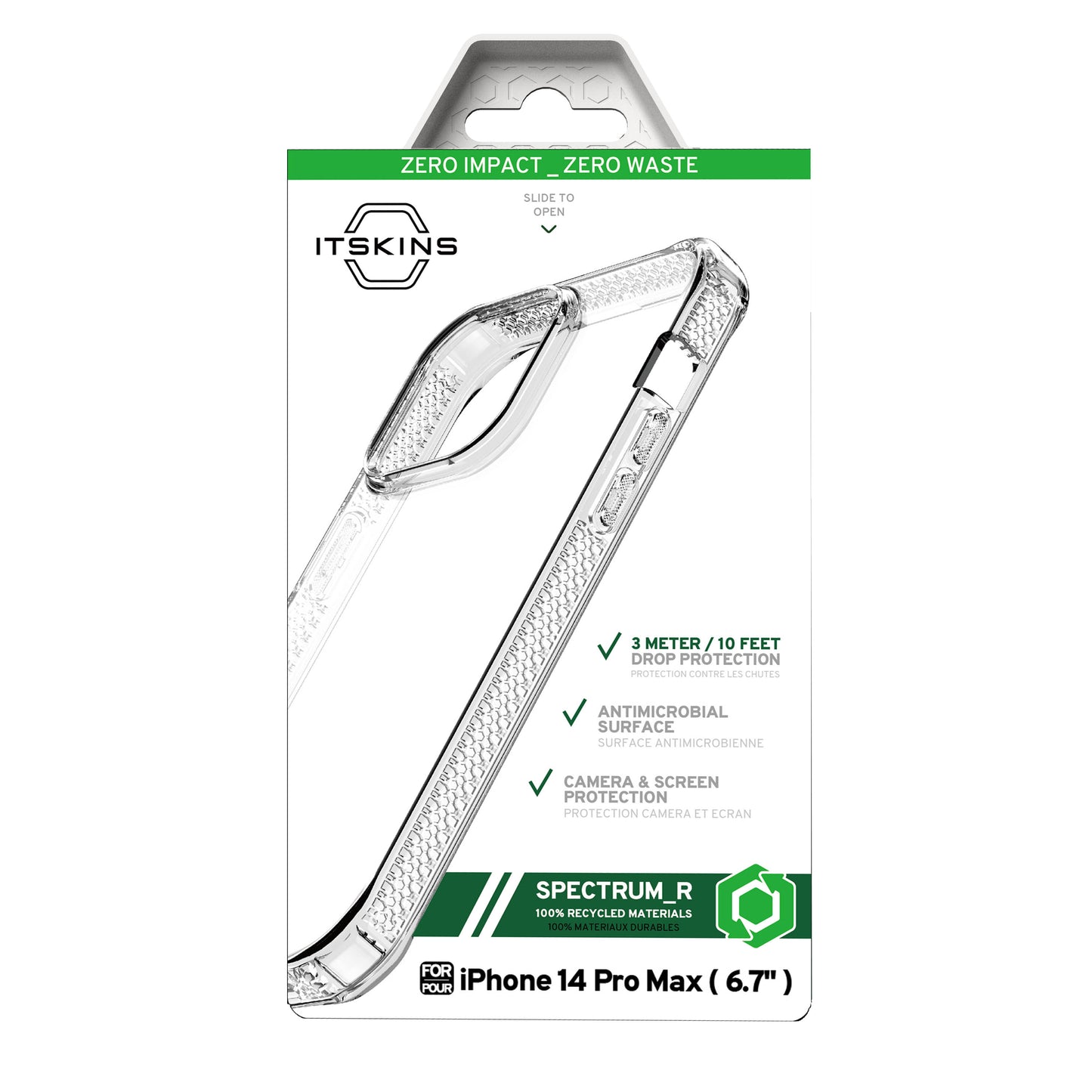 ITSKINS Spectrum Clear Case For Galaxy A03S - Light Purple