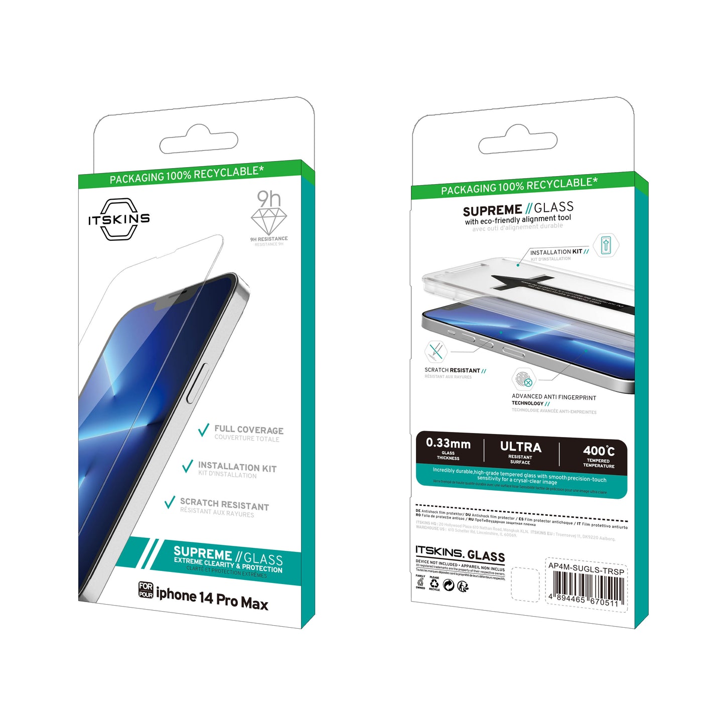 ITSKINS Supreme Glass For iPhone 13 Pro