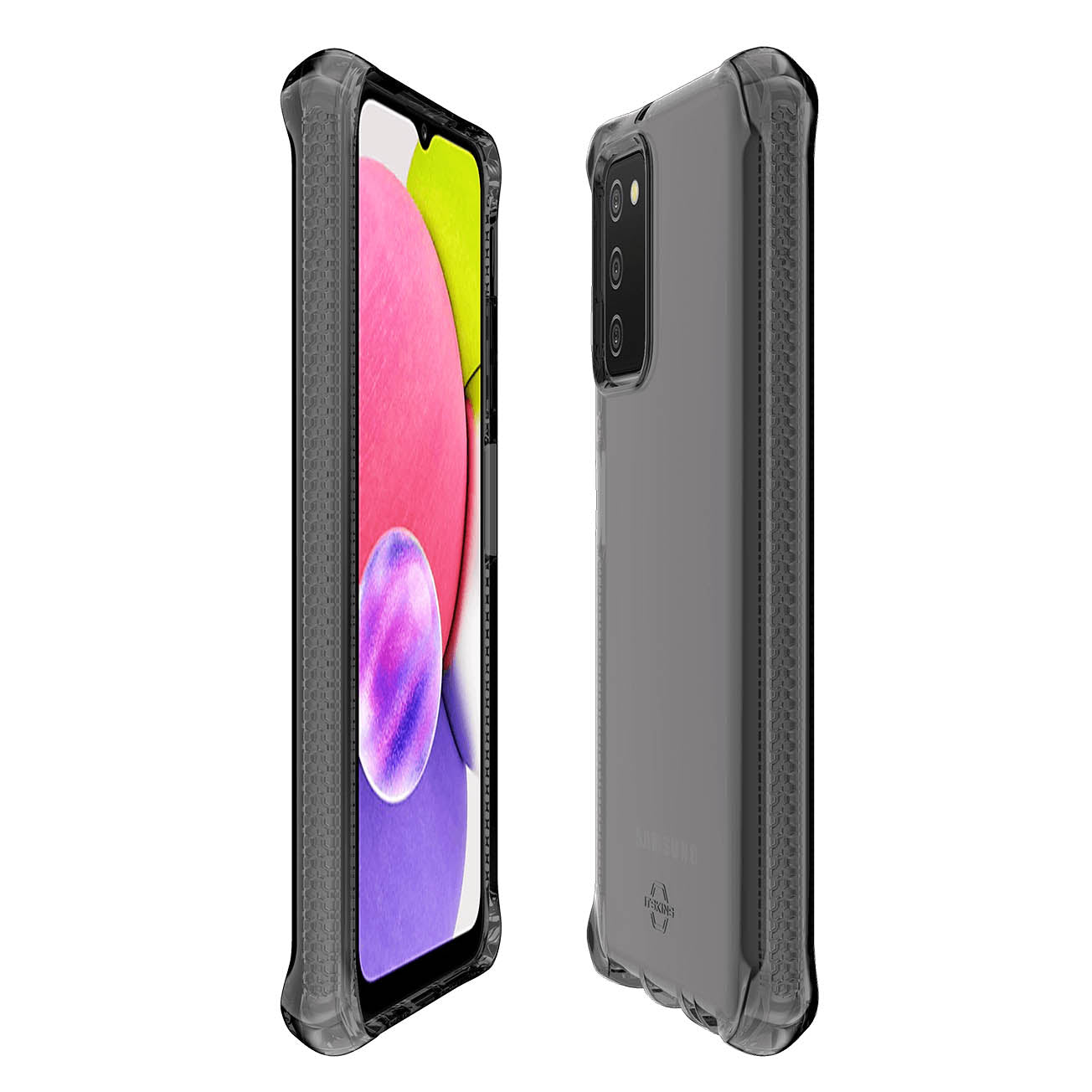 ITSKINS Spectrum Clear Case For Galaxy A03S - Smoke