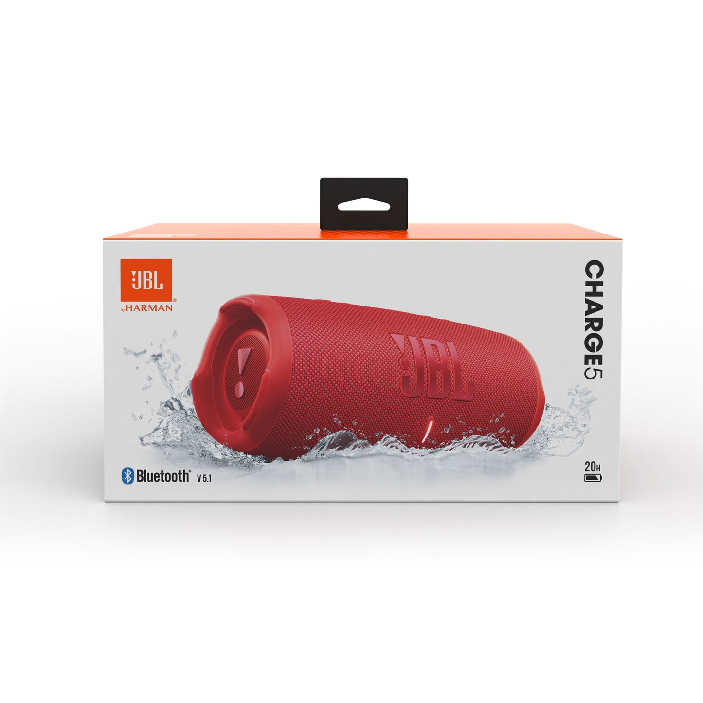 JBL Charge 5 Portable Bluetooth Speaker - Red