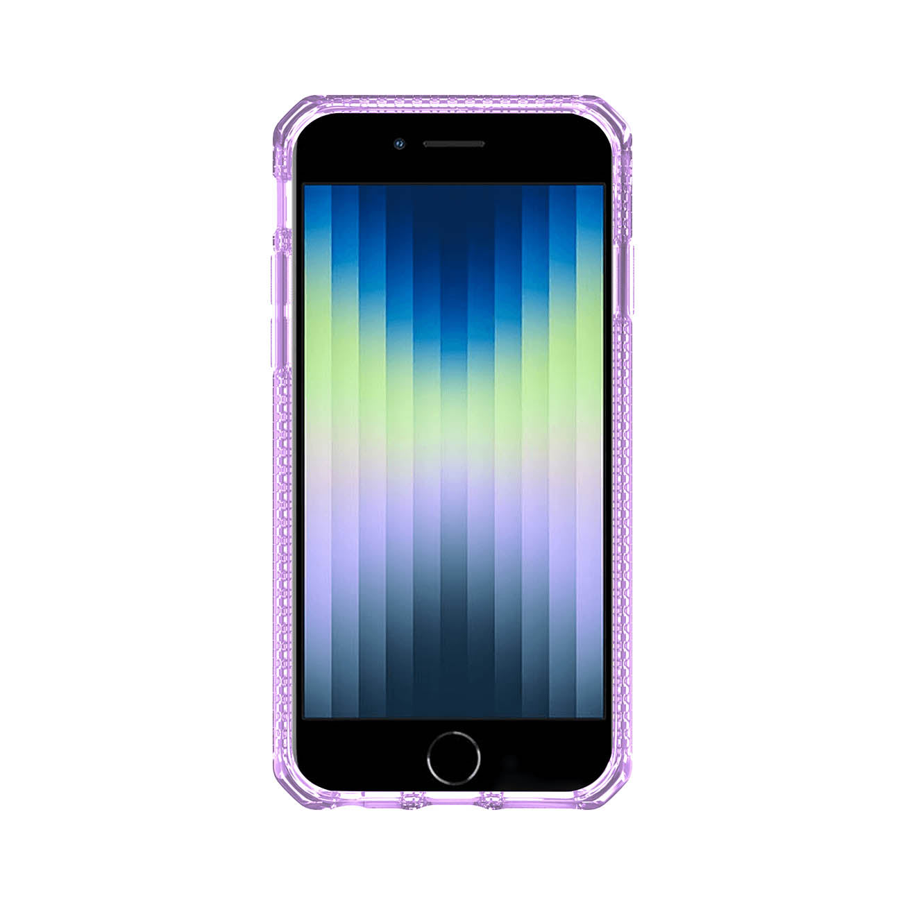 ITSKINS Spectrum Clear Case For iPhone SE ( 2022, 2020 ), 8, 7, 6 - Light Purple