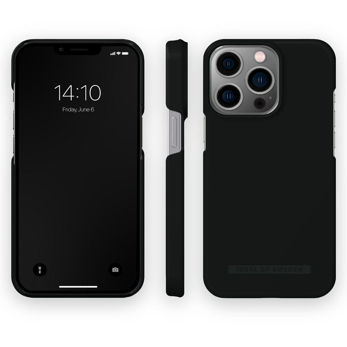 Ideal Of Sweden Seamless Case Magsafe for iPhone 14 Pro - Coal Black