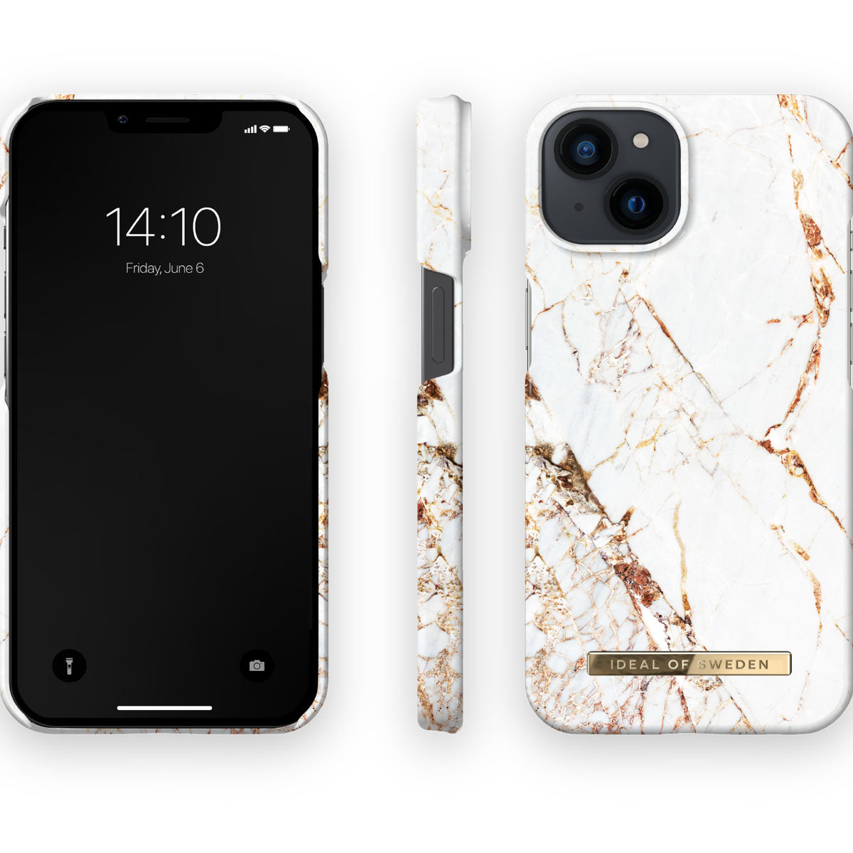 Ideal Of Sweden Fashion Case for iPhone 14 - Carrara Gold