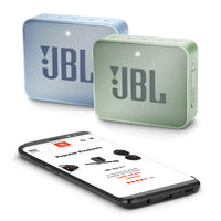 2-Pack JBL Go 2 Bluetooth Portable Speakers - Ice Cube Cyan & Mint