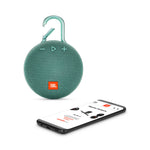 JBL Clip 3 Portable Bluetooth Speaker - River Teal