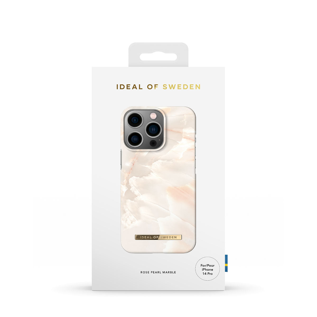 Ideal Of Sweden Fashion Case for iPhone 14 Plus - Rose Pearl Marble