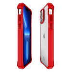 ITSKINS Hybrid Solid Case For iPhone 13 Pro - Red/Transparent