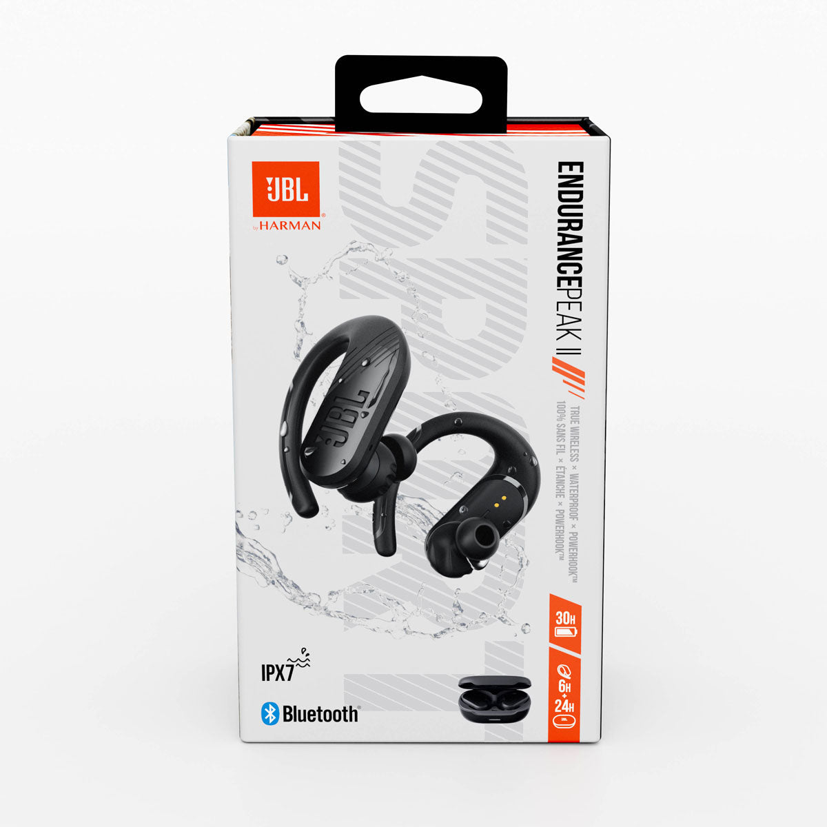 JBL Endurance Peak II True Wireless In-Ear Sport Headphones - Black