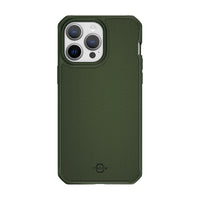 ITSKINS Hybrid Ballistic Case For iPhone 14 Pro Max ( 6.7") - Olive Green