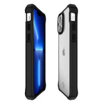 ITSKINS Hybrid Solid Case For iPhone 13 Pro - Black/Transparent