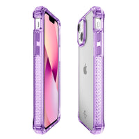 ITSKINS Hybrid Clear Case For iPhone 13 - Purple/Transparent
