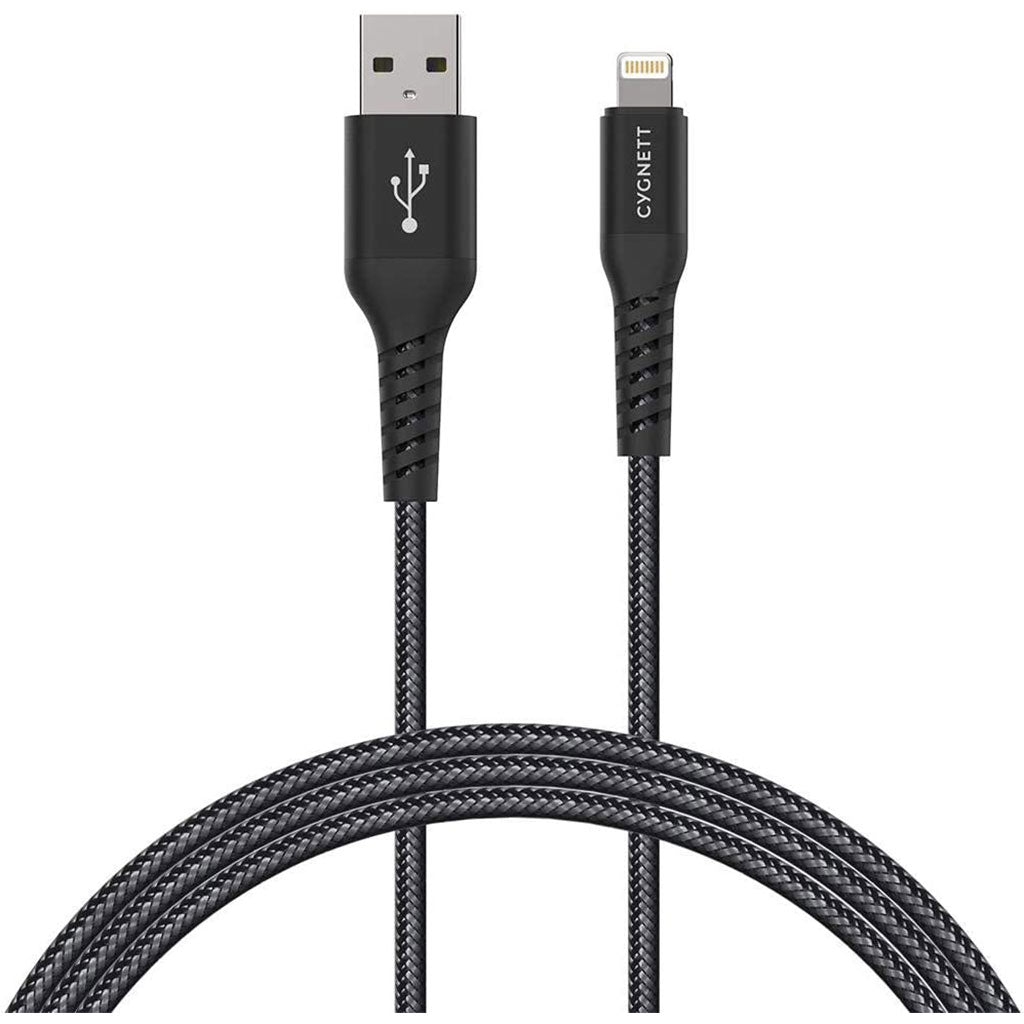 Cygnett ExoConnect Lightning to USB-A Cable 2M - Black