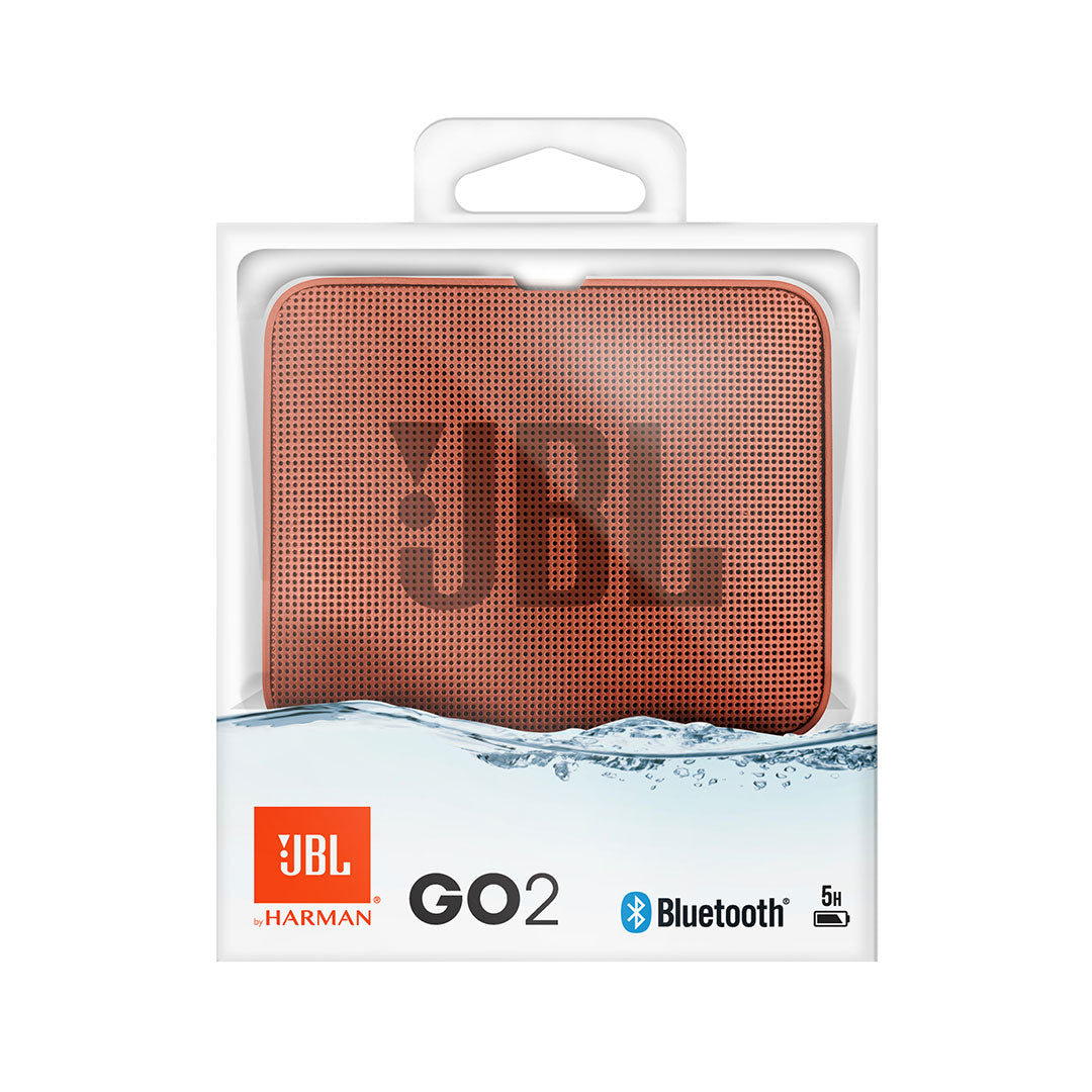 JBL Go 2 Bluetooth Portable Speaker - Cinnamon