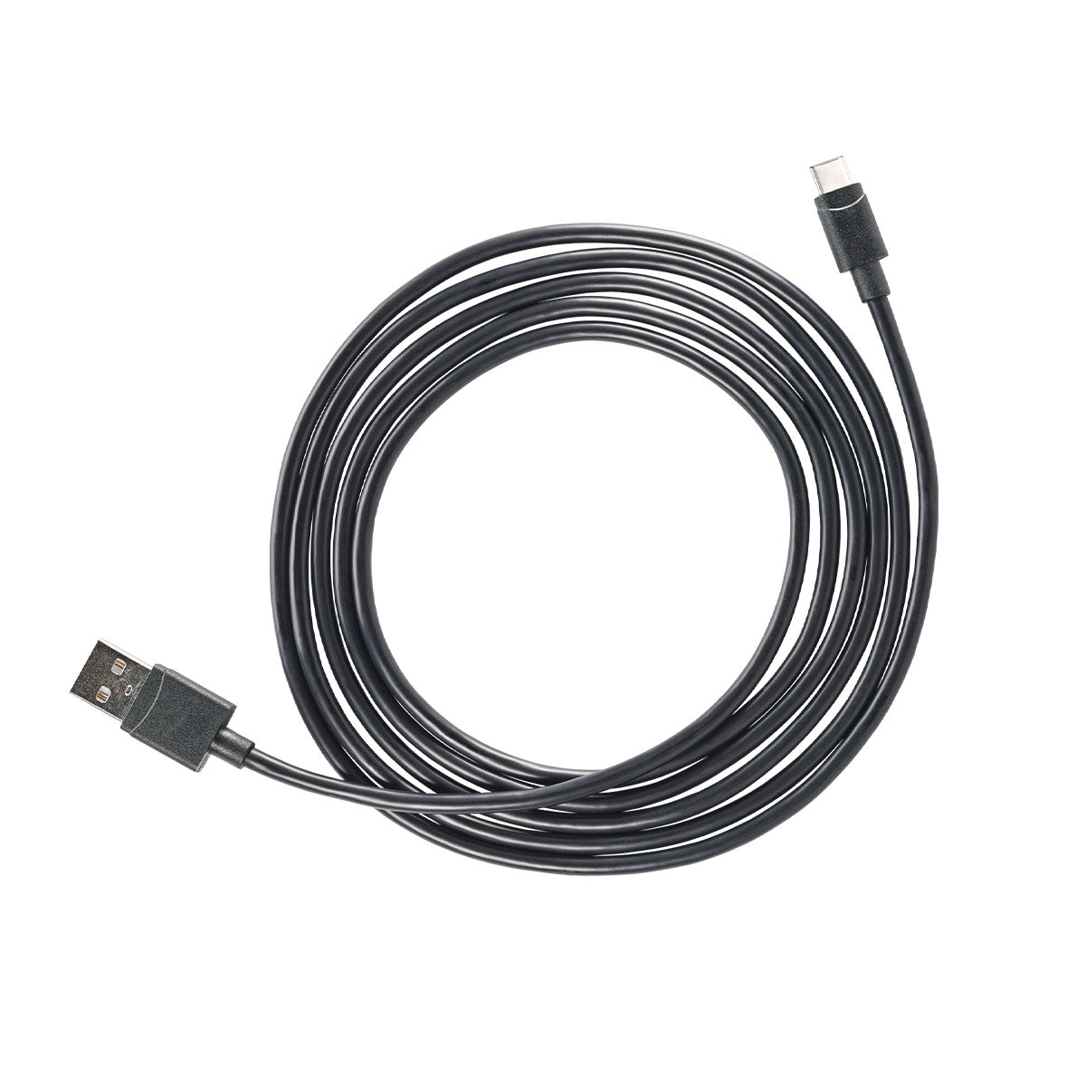 Essentials By Ventev USB A To USB C 2.0 Cable 6Ft - Black