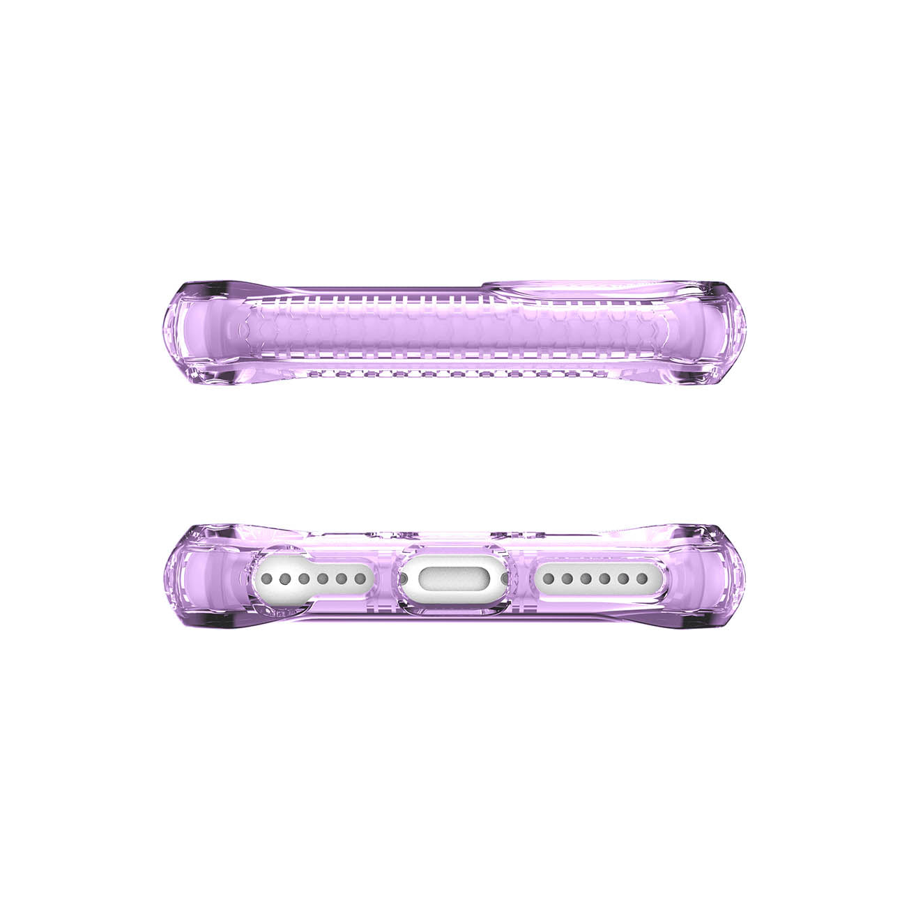 ITSKINS Spectrum Clear Case For iPhone SE ( 2022, 2020 ), 8, 7, 6 - Light Purple