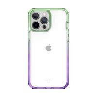 ITSKINS Supreme Prism Case For iPhone 13 Pro - Green/Purple