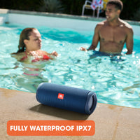 JBL Flip 5 Waterproof Bluetooth Speaker - Midnight Black