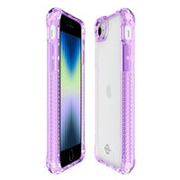 ITSKINS Hybrid Clear Case For iPhone SE ( 2022, 2020 ), 8, 7, 6 - Purple